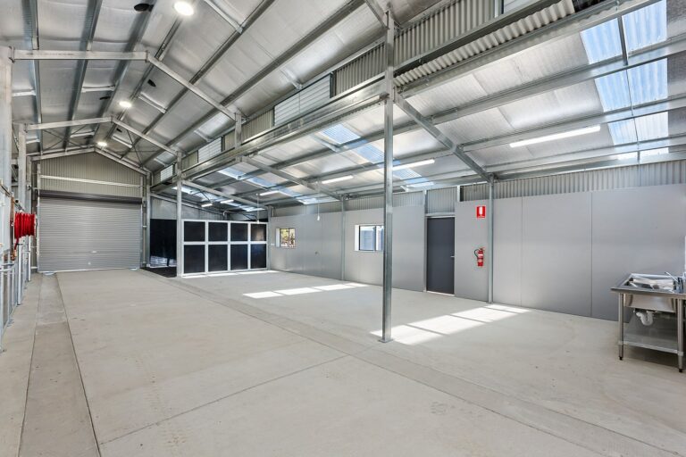 RSPCA Shed and Stables with washbay and examination area
